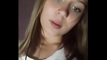 Periscope teen plays with tits
