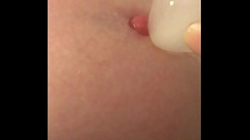 Nipple Play ice fetish erotic granny gets tits played with