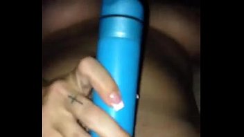 viberating my clit while hubby fingers my pussy