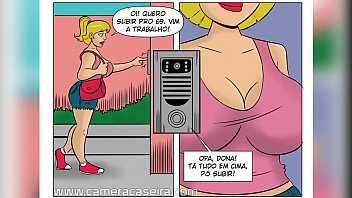 História em Quadrinhos Pornô (HQ Pornô) - Um Bico de Faxineira - Putarias na Favela - Câmera Caseira