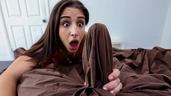 Horny Stepsister Can't Resist Her Brother's Morning Wood (Abella Danger)
