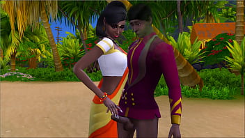 Indian step Brother And Sister On Vacation Fucking Outdoor On The Beach For The First Time Part. 2