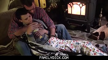 FamilyDick - Daddy warms up his wet bottom boy by fucking him hard